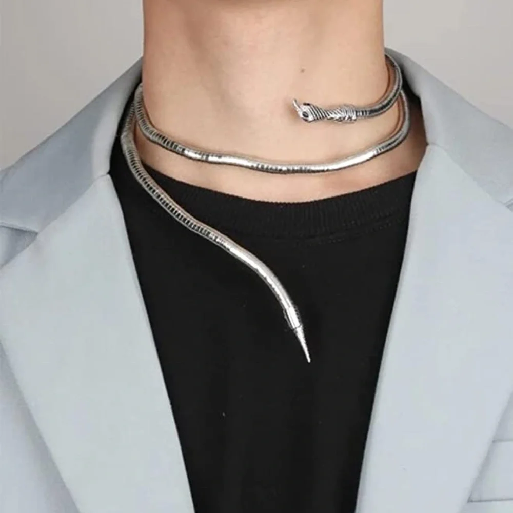 Silver Plated Snake Necklace/Bracelet